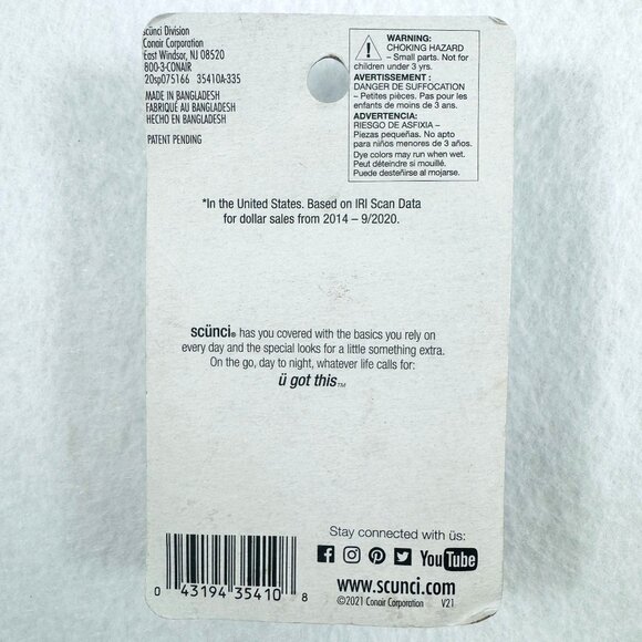 Scunci Polybands & Elastics Hairbands 200 ct & 12 ct Assorted Colors 10-Pack - Picture 4 of 6